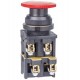 КЕ-022 У3 исп.8, красный, 1з+2р, гриб без фиксации, IP40, 10А, 660В, выключатель кнопочный (ЭТ)  ET529289  Электротехник