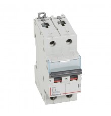 Выключатель автоматический двухполюсный DX3 6000 1А B 10кА  407502  Legrand