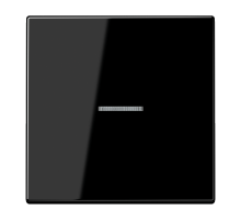 Клавиша для выключателя с подсветкой; черная LS990KO5SW Jung