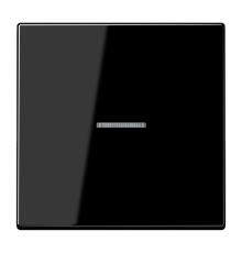 Клавиша для выключателя с подсветкой; черная LS990KO5SW Jung