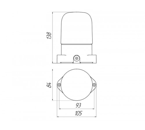 Светильник для бань и саун "Лидер"  НББ 01-60-001  60Вт, E27, 220В, IP65, УХЛ1, -45C°+125C°  Б0048030  ЭРА