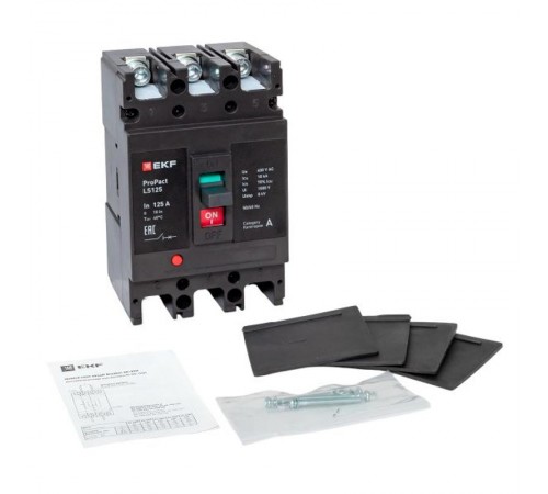 Выключатель автоматический LS125 18кА 3P 125А ProPact  mccb-125-18-3-125-ls  EKF