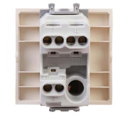 Переключатель "Ванильная дымка", "Avanti", 16A, 2 мод.  4405112  DKC