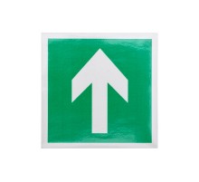 Наклейка эвакуационный знак "Направляющая стрелка"100*100 мм  56-0029  REXANT