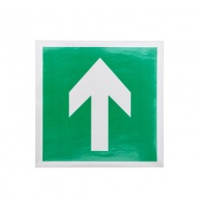 Наклейка эвакуационный знак "Направляющая стрелка"100*100 мм  56-0029  REXANT