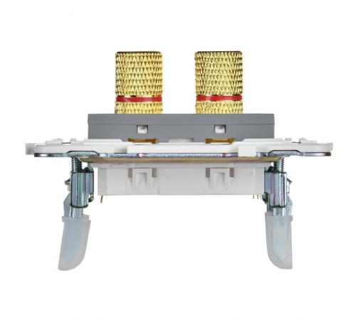 SKANDY Аудиорозетка 4-местная SK-A01Gr серый  SK-S40-K03  IEK