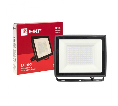 Прожектор светодиодный СДО-3006 100Вт 6500К IP65 EKF Basic  FLL-3006-100-6500  EKF