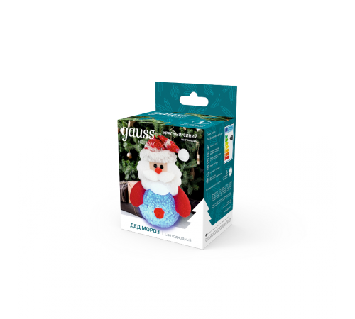 Светильник декоративная фигурка светодиодная "Дед Мороз" серия Holiday 0,1W, два цвета, 1/100  HL001  Gauss
