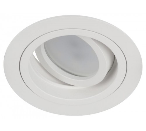 Светильник встраиваемый алюминиевый KL84 WH MR16/GU5.3 белый  Б0054346  ЭРА