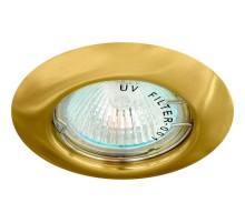 Светильник точечный встраиваемый под лампу DL13 MR16 50W G5.3 золото "сфера"  15127  FERON