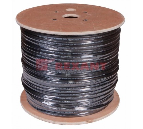 Кабель FTP  4PR  24AWG  CAT5e  305м  OUTDOOR + ТРОС*1  01-0144  REXANT