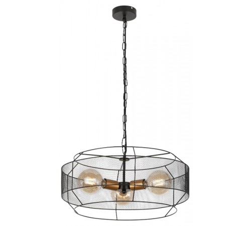 Люстра Ermentrud 5086-203 3 х Е27 40 Вт лофт - кантри  Б0052456  Rivoli