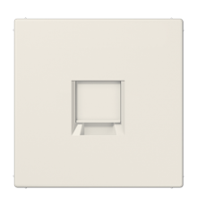 Плата (фиксация защёлкиванием) для одного модуля; термопласт; слоновая кость LS1969-1WE Jung