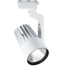 Светильник светодиодный трековый однофазный PTR 0130-2 30w 3000K 24° WH (белый) IP40  .5035218  JAZZWAY