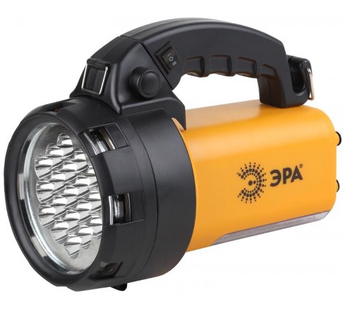 Фонарь прожекторный  PA-601  АЛЬФА 19xLED + 24xLED, литий 3Ач, ЗУ 220V+12V, карт]  Б0031036  ЭРА