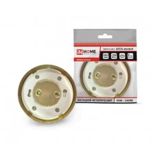 Светильник накладной GX53S-standard RG металл под лампу GX53 230В золото  4690612012216  IN HOME