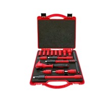 Набор электрика диэлектрический 1000В, 3/8", 16 пр., VDE, SHTOK  376269  КЭАЗ