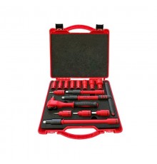 Набор электрика диэлектрический 1000В, 3/8", 16 пр., VDE, SHTOK  376269  КЭАЗ