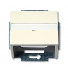 Плата центр. (корпус) с суппортом для комм. разъёмов и цоколей DCS, серия solo/future, цвет savanne/сл. кость  1724-0-2759   2CKA001724A2759  ABB