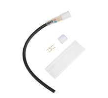 Коннектор с проводом для двухжильного дюралайта, диаметр 13мм (коннектор с иголкой, заглушка)  124-018  NEON-NIGHT