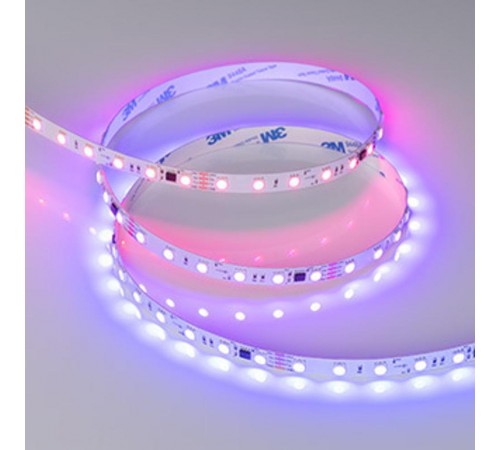Светодиодная лента SPI-F140-10mm 24V RGB-PX7-BPT (22 W/m, IP20, 3535, 5m) (Arlight, бегущий огонь)  043132  Arlight