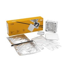 Распределительная коробка Т60 в комплекте с клеммой, заливочной массой Aquasit и перчатками  2010007  OBO Bettermann