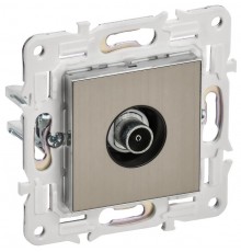 SKANDY Розетка TV оконечная SK-A12N никель  SK-A10-O-K50  IEK