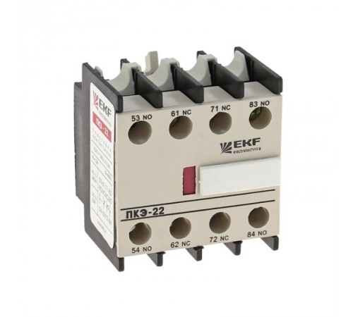 Приставка контактная ПКЭ-22 2NO+2NC EKF PROxima  ctr-sc-25  EKF