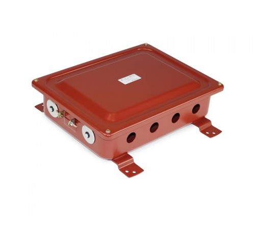 Коробка распределительная металлическая с заглушкам 345х266х107(12 отверстий: 8D25, 3D32, 1D40)IP65  zeta30382  ГОФРОМАТИК