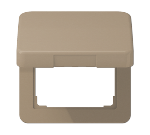 Подпружиненная откидная крышка, для монтажа устройств размером 50х50; металл; золотая бронза; CD500  CD590KLGB  Jung