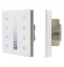 INTELLIGENT ARLIGHT Сенсорная панель DALI-901-11-ADDR-3SC-DIM-DT6-IN White (BUS) (IARL, IP20 Пластик, 3 года)  037190  Arlight