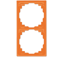 Рамка для инсталляции в кабельных каналах, 2-кратная; оранжевая  CD582KO  Jung