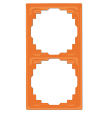 Рамка для инсталляции в кабельных каналах, 2-кратная; оранжевая  CD582KO  Jung