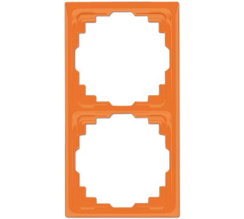 Рамка для инсталляции в кабельных каналах, 2-кратная; оранжевая  CD582KO  Jung
