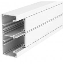 Кабельный канал Rapid 45-2 (с крышкой) 53x130x2000 мм (алюминий,белый) (GA-53130RW)  6112500  OBO Bettermann