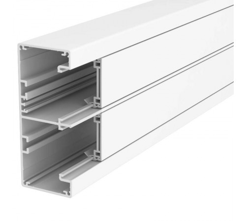 Кабельный канал Rapid 45-2 (с крышкой) 53x130x2000 мм (алюминий,белый) (GA-53130RW)  6112500  OBO Bettermann