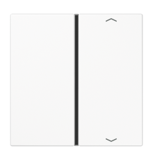 Клавиша для сенсорного модуля KNX, одиночная, белая  LS401TSAPWW  Jung