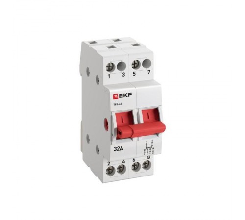 Трехпозиционный переключатель ТПС-63 2P 32А  TPS232  EKF
