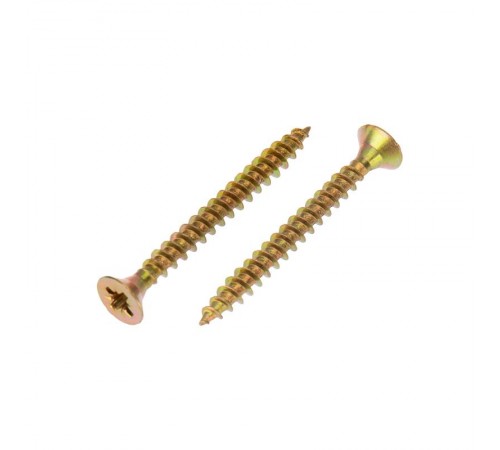 Саморез универсальный 4х40, желтый цинк, упаковка поставщика ( 6 000 шт. )  1111-0440-1  KRANZ