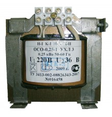 ОСО-0,25 УХЛ3 220/36, IP00, трансформатор  ET003107  Электротехник