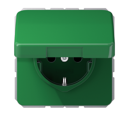 Откидная крышка для розеток  CD590KLGN  Jung