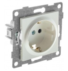UGRA Розетка 1-ой с/з с з/ш, СУ , 16А, 250В, жемчуг  С11Р4-028  GUSI Electric
