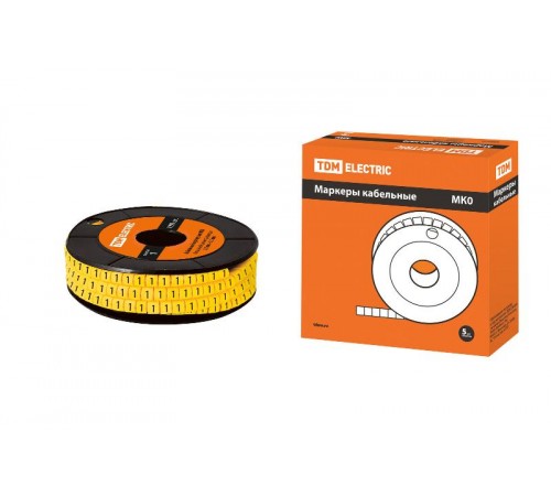 Маркер МК0 - 1,5мм символ "1" 1000шт/ролл  SQ0511-0002  TDM