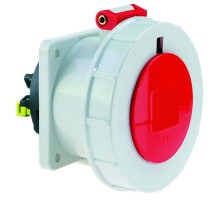 Розетка встраиваемая 16A 4р(3P+PE) 6h 400V IP67 75х75 QC 13739 I 13739-Bals I Bals