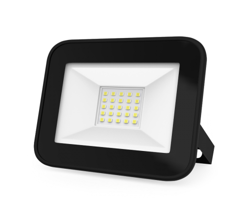 Прожектор светодиодный Elementary 20W 1320lm IP65 6500К черный ПРОМО 1/20  613100320P  Gauss