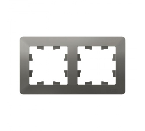 AtlasDesign Air Рамка 2-ая, Сталь / Дымчатый Черный  ATN220902  SE