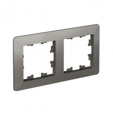 AtlasDesign Air Рамка 2-ая, Сталь / Дымчатый Черный  ATN220902  SE