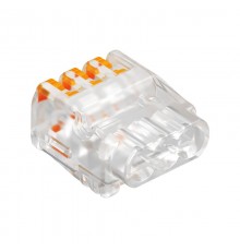 Клемма OBO универсальная 3x2,5 мм2 (упаковка 5 шт., прозрачная)  2054532  OBO Bettermann