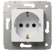 Cariva Белый Розетка с/з  773659  Legrand