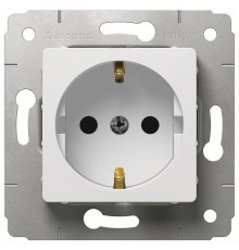 Cariva Белый Розетка с/з  773659  Legrand
